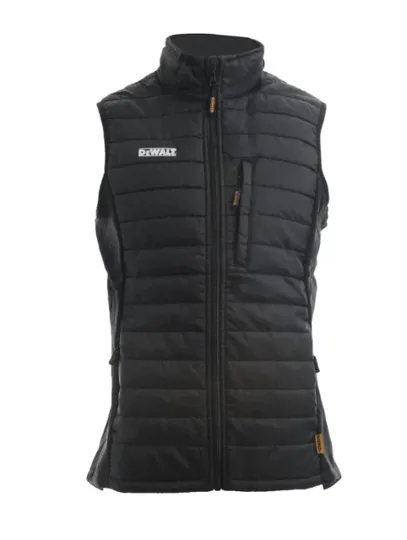 DeWalt Force Lightweight Rip-Stop Slim Fit Gilet Black, Size S