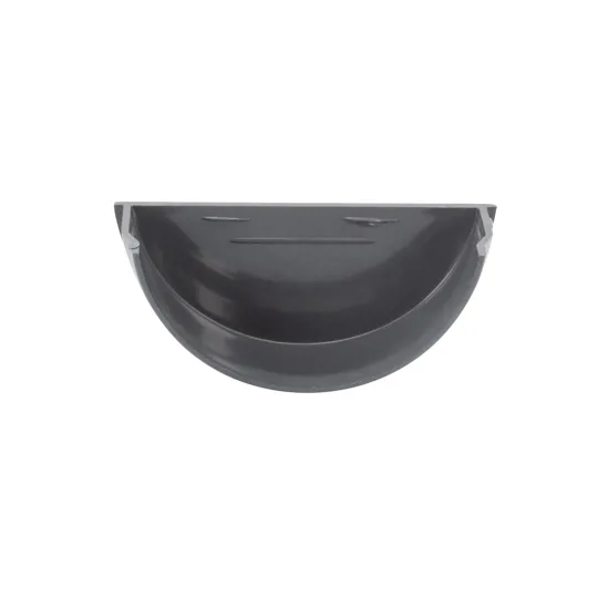 Floplast RE2AG 112mm Anthracite Grey Half Round Internal Gutter Stop End