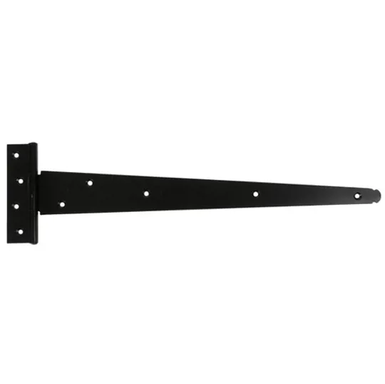 John George H5H121AB120 Black Tee Hinge 300mm (Pair)