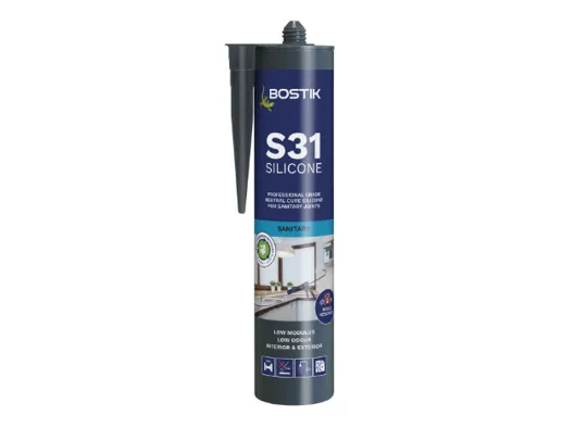 Bostik Pro Sealant S31 Sanitary Silicone Clear