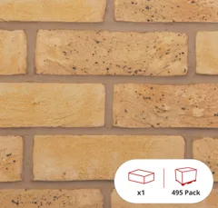 Forterra Ecostock Ardleigh Yellow Stock Facing Brick, 65mm