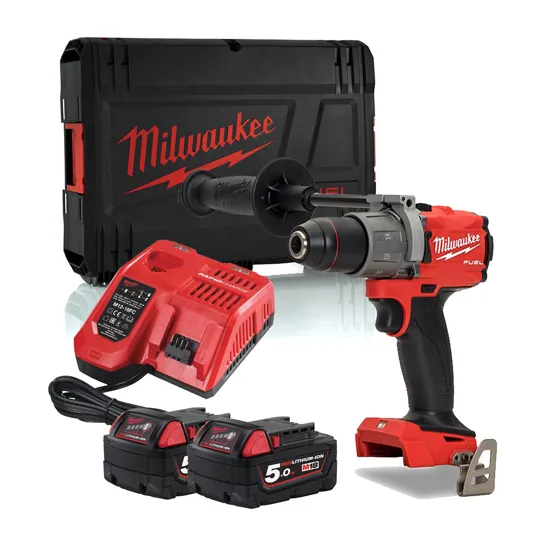 Milwaukee M18FPD2-502X 18v Gen 3 Fuel Brushless Combi Drill 2 x 5amps