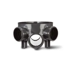 Polypipe UG437 Shallow Access Inspection Chamber Base, 320mm