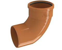 Paragon 110mm 87.5° Single Socket Short Radius Bend