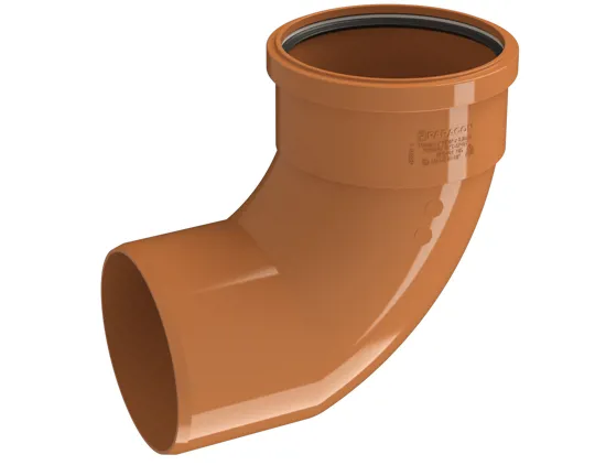 Paragon PUG489 110mm 87.5 Deg Single Socket Short Rad Bend