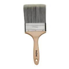 ProDec Decorator Wooden Handle Paint Brush, 4in / 100mm