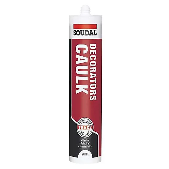 Soudal Trade Decorators Caulk White 300ml