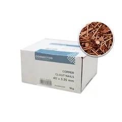 Artisan Copper Clout Nail 40mm x 3.35mm, 1kg Box
