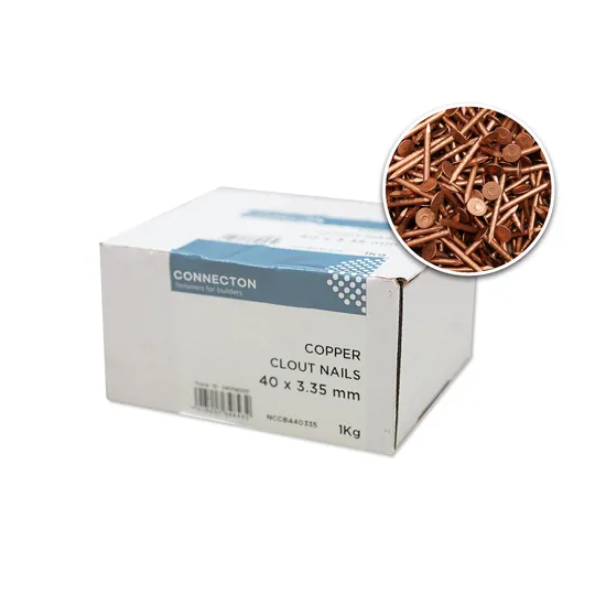 Artisan Copper Clout Nails 40mm x 3.35 1kg 