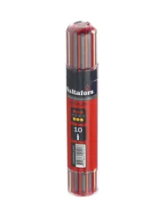 Hultafors HUL650120 Dry Marker Graphite/Red/Yellow Refills, Pack of 10
