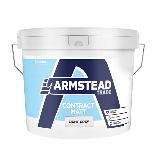 Armstead Contract Matt Light Grey 10Ltr 
